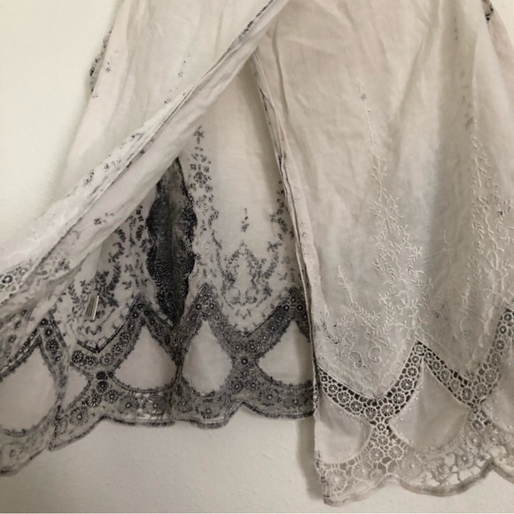 Anthropologie Aratta Silent Journey Embroidered Split Back Tank - Picture 7 of 9